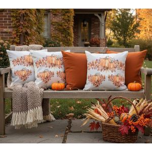 Dekorační povlak na polštářek CYH6063C oranžové dýně, 40x40cm