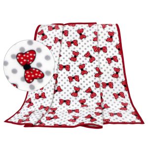 Dětská deka ELLA KORALL MICRO ČERVENÉ MAŠLE, 100x155cm