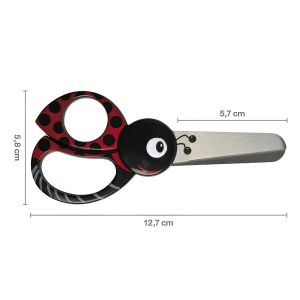 Dětské nůžky FISKARS 1004612, BERUŠKA, červené 12,7cm