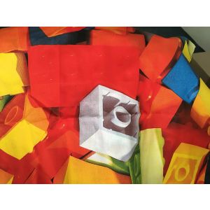 Dětské povlečení STAVEBNICOVÉ KOSTKY, barevné, bavlna hladká, 140x200cm + 70x90cm 