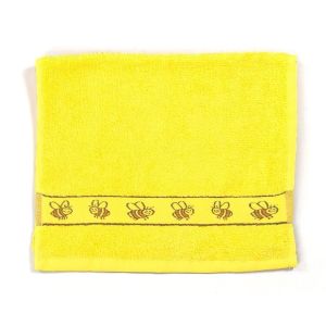 Dětský froté ručník KIDS, žlutý, 30x50cm
