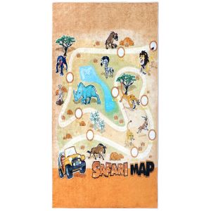 Dětský koberec, běhoun kusový 3D SAFARI, 80x150cm