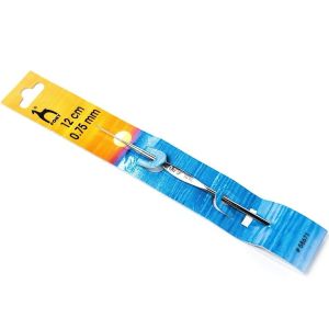 Háček na háčkování PONY, ocelový 58671, velikost 0,75mm, délka 12cm