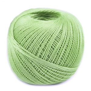 Pletací / háčkovací příze SNĚHURKA 613 zelená, jednobarevná, 30g/200m