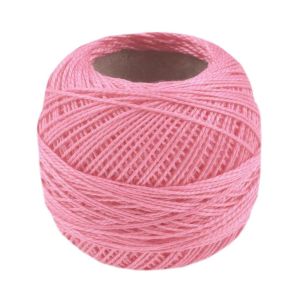 Háčkovací / vyšívací příze PERLOVKA 3322 světle růžová, jednobarevná, 10g/85m