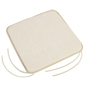 Hladký sedák LADA 34/003, UNI SMETANOVÝ, čtverec 40x40cm