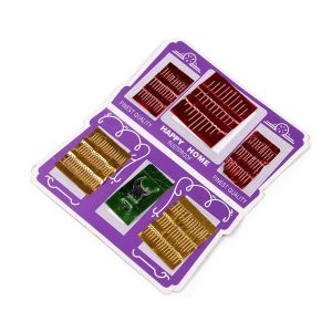 Jehly / sada jehel mapka HAPPY HOME s navlékačem nití, 60 kusů (mix velikostí)