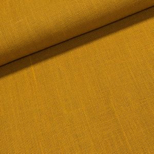 Juta technická (pytlovina), gramáž 365 g/m2, jemná, jednobarevná hořčicová (09), š.150cm (látka v metráži)