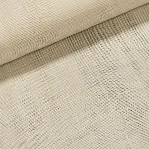 Juta technická (pytlovina), gramáž 211 g/m2, jednobarevná smetanová, š.130cm (látka v metráži)