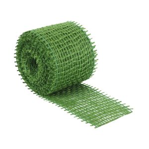 Jutový dekorační pásek SVĚTLE ZELENÝ 2520/630, šířka 4cm, návin 3m