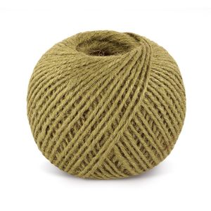 Jutový motouz, špagát OKROVÝ 2524/008, 200g, průměr 1,75mm, návin 130m