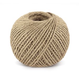 Jutový motouz, špagát PŘÍRODNÍ, REŽNÁ 2254/101, 200g, průměr 1,75mm, návin 130m
