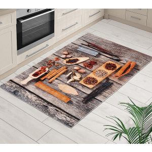 Koberec, běhoun kusový 3D FOTOTISK ŘECKÝ STŮL, 80x120cm