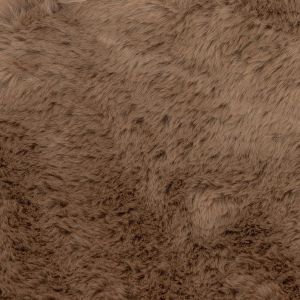 Koberec / kožešinová předložka CHLUP, béžová, 60x90cm