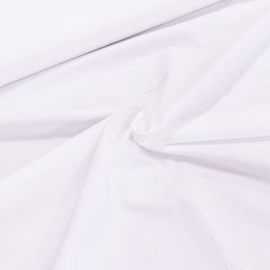 Košilovina bavlněná / batist NIKOLA, jednobarevná bílá, š.150cm (látka v metráži)
