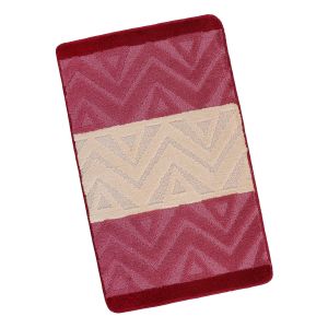 Koupelnová předložka BANY, CHEVRON BURGUNDY, vínová (více rozměrů)