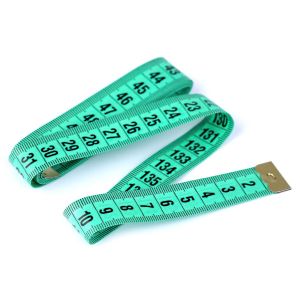 Krejčovský metr BASIC 070198, oboustranný, plastový, délka 150cm (barevný mix)