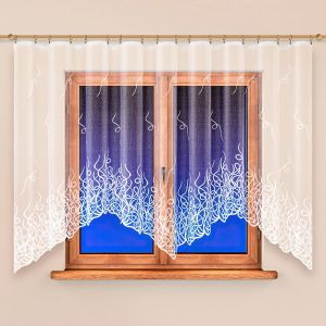 Kusová záclona MIRZAM jednobarevná bílá, (více rozměrů)