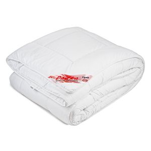 Celoroční prošívaná francouzská přikrývka Dadka LUXUS z dutého vlákna, bílá (více rozměrů, hmotností)