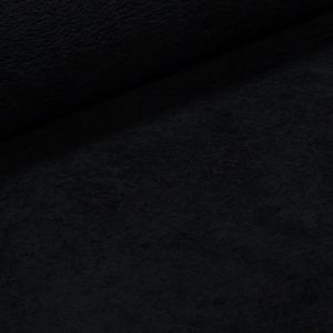 Mikroplyš / coral fleece 001 jednobarevná černá, š.160cm (látka v metráži)
