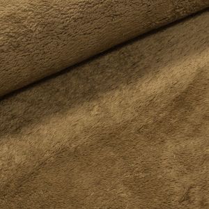 Mikroplyš / coral fleece 577 jednobarevná hnědá, š.160cm (látka v metráži)