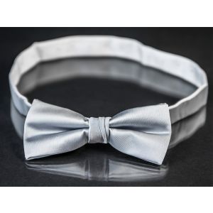 Motýlek pánský AMJ stříbrný MP017