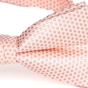 Motýlek pánský AMJ vzorovaný, světlý lososový / puntíkovaný MP419