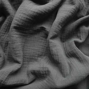 Povlečení Prem MUŠELÍN PREMIUM ŠEDÉ, jednobarevné, šedé, mušelín, 140x200cm + 70x90cm