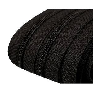 Nekonečný zip spirálový POL 050716/332 černý, šířka 3 mm (v metráži)