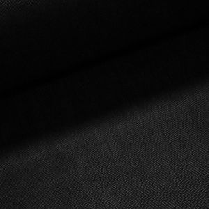 Netkaná textilie, černá, š. 160cm, 50g/m2, středně pevná, role 50m (látka v metráži)