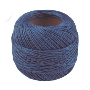 Háčkovací / vyšívací příze PERLOVKA 5862 petrolejová, jednobarevná, 10g/85m