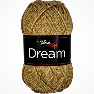 Pletací příze Vlna Hep DREAM 6405 světle hnědá, 100% merino vlna, jednobarevná, 50g/125m