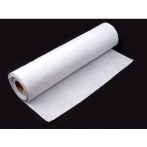 Filc / plsť 730123/1 jednobarevný, bílý, š. 41cm, 215g/m2, tloušťka 1-1,4mm (látka v metráži)