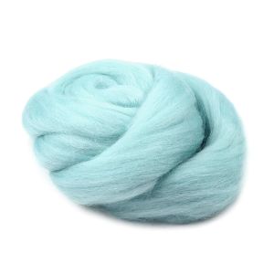 Vlna na plstění / ovčí rouno česané, 730340/17, 20g, světle tyrkysová