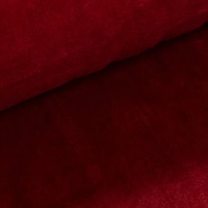 Plyš / mikroplyš 031, oboustranný, jednobarevná cihlově červená, š.150cm (látka v metráži)