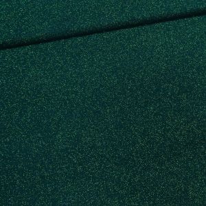 Polyesterový úplet LUREX 1555/01 UNI jednobarevný zelený se třpytkami, š.150cm (látka v metráži)