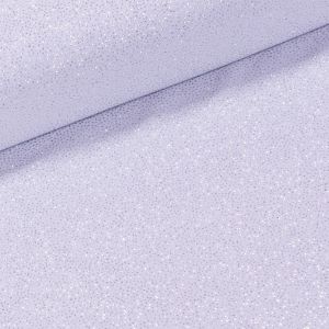 Polyesterový úplet LUREX 1555/06 UNI jednobarevný šedý / stříbrný se třpytkami, š.150cm (látka v metráži)