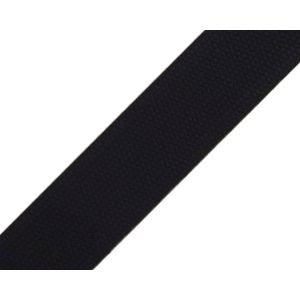 Popruh bavlněný 490011/7001 černý, šíře 3cm (popruh v metráži)