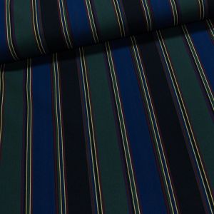 Potahové akrylové plátno (dralon, teflon) na zahradní nábytek, zeleno-modrý pruh, š.140cm (látka v metráži)