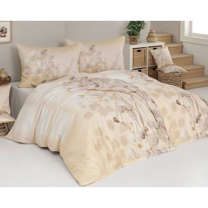 Povlečení Matějovský JULIA, béžová, bavlna hladká digitál, 140x200cm + 70x90cm