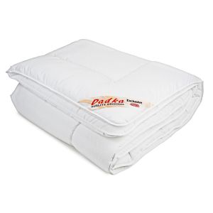 Celoroční prošívaná antibakteriální přikrývka Dadka EXCLUSIVE SILVER z dutého vlákna, bílá (více rozměrů, hmotností)
