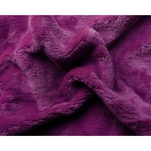 Prostěradlo MIKROFLANEL SLEEP WELL 90x200cm, tmavě fialové