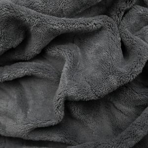 Prostěradlo MIKROFLANEL SLEEP WELL 180x200cm, tmavě šedé