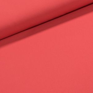 Rongo, kostýmovka 714 uni jednobarevná korálově červená, š.150cm (látka v metráži)