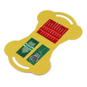 Jehly / sada jehel mapka košíček GALANT 010001 a navlékač nití, 20 kusů (mix velikostí)