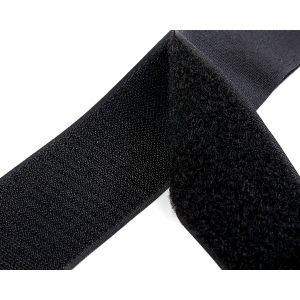 Suchý zip háček + plyš 750627 černý, šířka 5cm (v metráži)