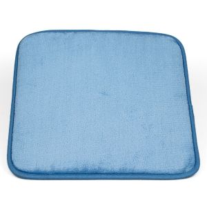 Sedák AK-3379 protiskluzový / mikrovlákno, hladký, jemný, světle modrý, čtverec 40x40cm