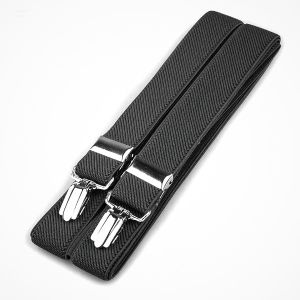 Šle pánské, délka 125cm, šíře 2,5cm, tvar X, tmavě šedé, 650254/11