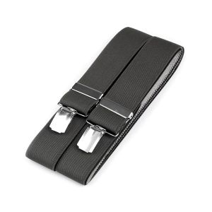 Šle pánské, délka 120cm, šíře 3,5cm, tvar Y, šedé, 650351/08