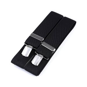 Šle pánské, délka 120cm, šíře 3,5cm, tvar Y, černé, 650351/10